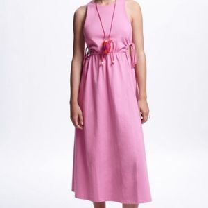 Zara cut out midi dress